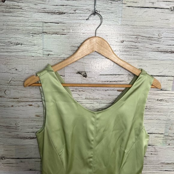Weekend max Mara green silk dress size 8 - Picture 2 of 11